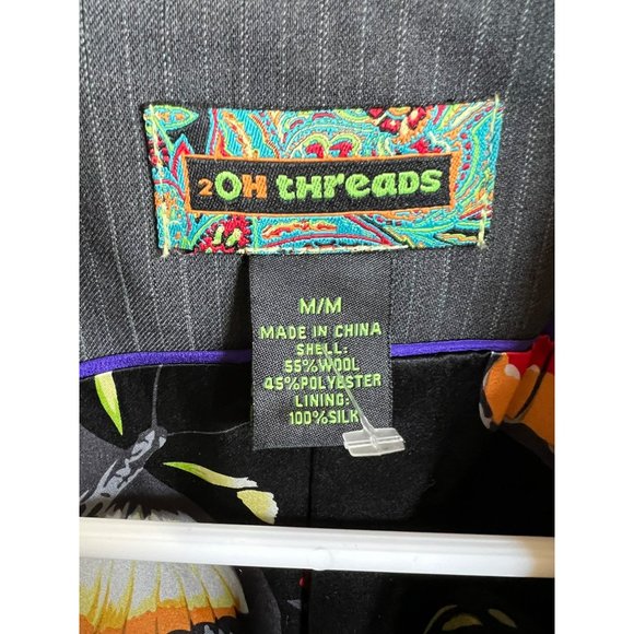 2OH Threads Ladies Butterfly Military Vest Size Medium Retail $210 - Picture 8 of 8